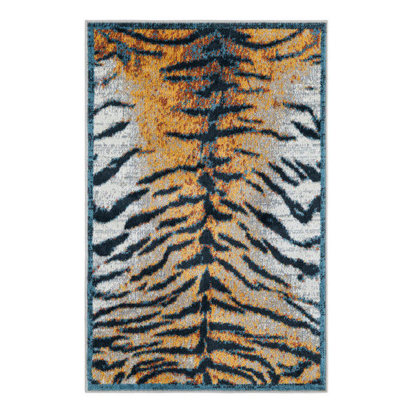 Mercer41 Aanya Performance Light Brown Machine Washable Rug Wayfair